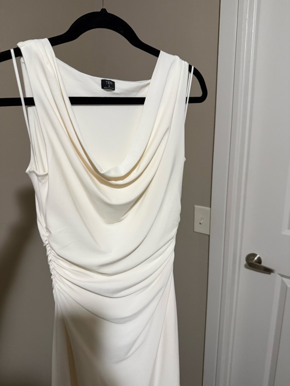 Aritzia (TEN) Tango Dress - Drapey Jersey Cowlneck maxi dress